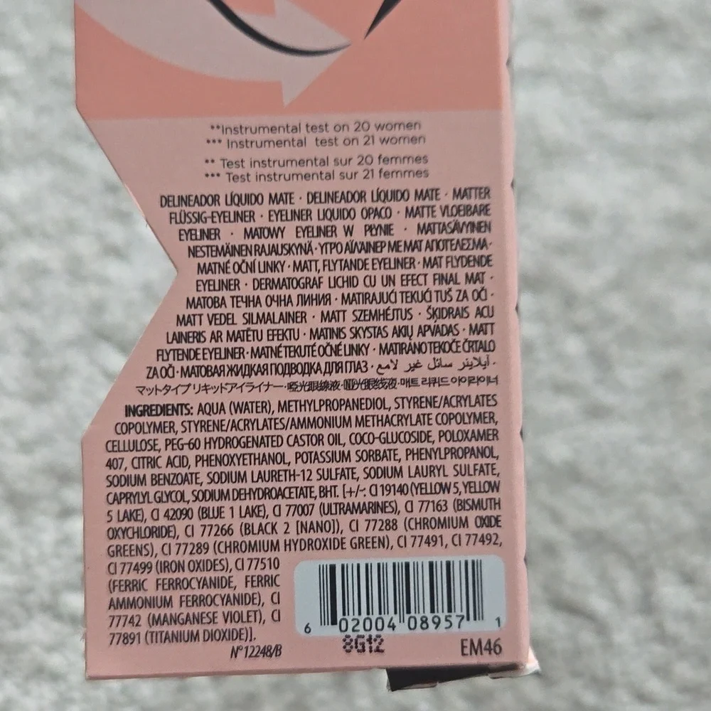 Roller Liner Benefit Black Eyeliner True Matte Liquid Eyeliner Mini .05ml